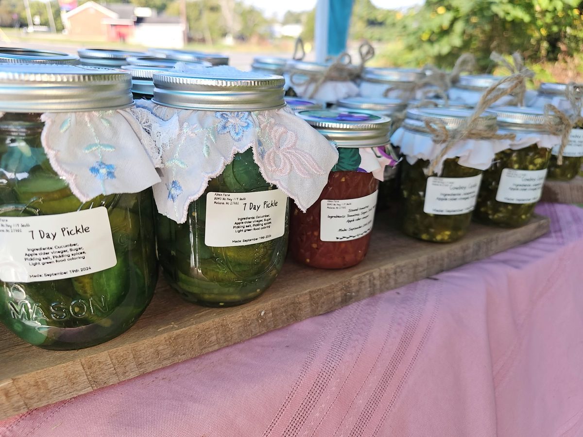 Jars of 7 Day Pickle